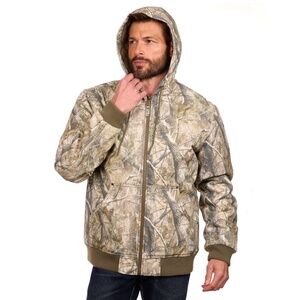 Bass Creek Outfitters Men's Duck Canvas Sherpa Lined Jacket